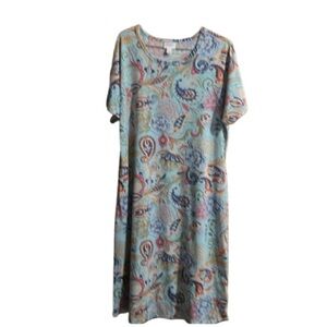 #327 LuLaRoe Marly large dress with a belt and pockets